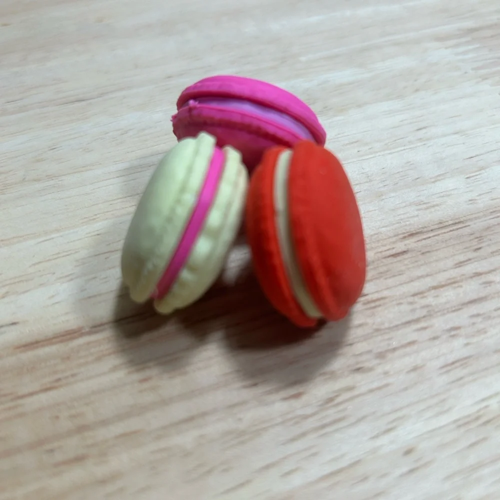 Mini Macaroon Erasers in Jar 35 count